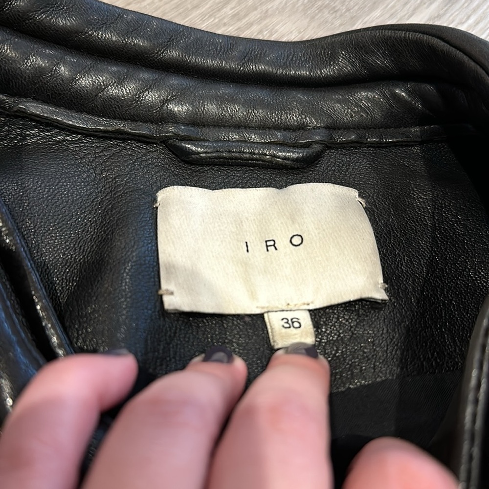IRO Inaya Leather Jacket - Picture 5 of 7